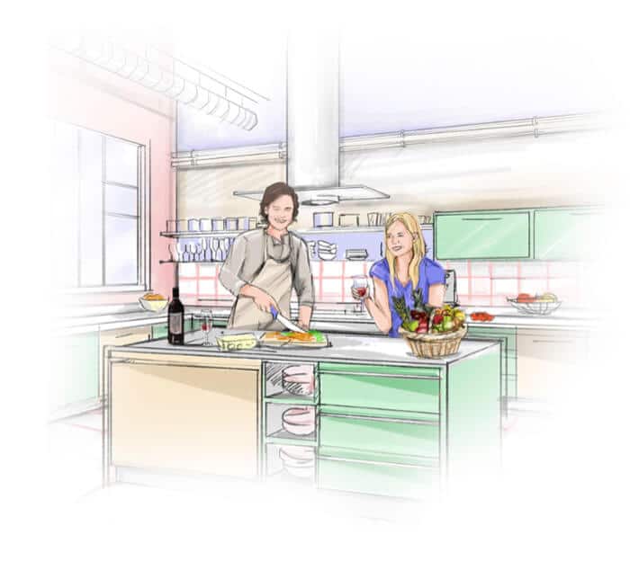 79 מטבחים - המטבח המעוצב מוכן לשימוש בבית